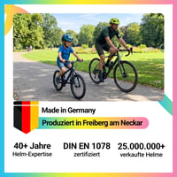 Cască de ciclism pentru copii KED Meggy II Trend – Fabricată în Germania, stop LED, tehnologie MaxShell, Stars Blue Green, 49-53 cm (mărimea S/M) 6
