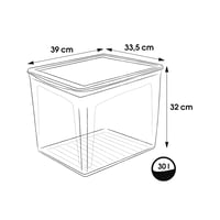 Keeeper Bea úložný box Air Control System, 39 x 33,5 x 32 cm, 30 l, priehľadný 2