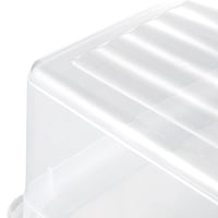 keeeper Bea Set kutija za pohranu, 3 kom., 3 x 11 L, 39 x 26,5 x 14 cm, sa sustavom za regulaciju zraka, prozirne 7