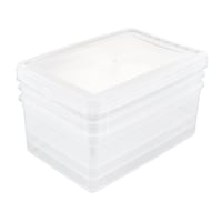 keeeper Bea Set kutija za pohranu, 3 kom., 3 x 11 L, 39 x 26,5 x 14 cm, sa sustavom za regulaciju zraka, prozirne 4
