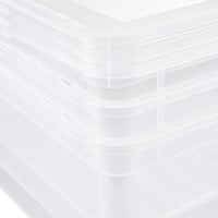 keeeper Bea Set kutija za pohranu, 3 kom., 3 x 11 L, 39 x 26,5 x 14 cm, sa sustavom za regulaciju zraka, prozirne 5