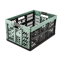Skladací profesionálny úložný box Keeeper Ben s rukoväťami Soft-Touch, 45 l, 54x37x28 cm, Nordic Green 1
