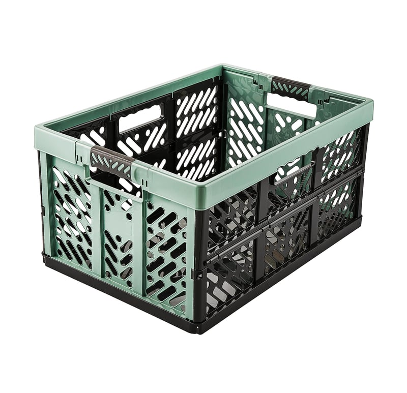 Skladací profesionálny úložný box Keeeper Ben s rukoväťami Soft-Touch, 45 l, 54x37x28 cm, Nordic Green