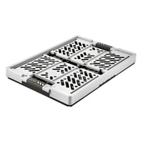 Skladací úložný box keeeper Ben, 2 ks, 54x37x28 cm, 45 l, s rukoväťami Soft-Touch, svetlosivý 5
