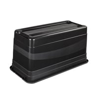 keeeper Eckhart Tárolódoboz Fedéllel és Tolózárral, Extra Erős, 79,5 x 39,5 x 40 cm, 83 l, Grafit-Szürke 5