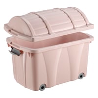 Keeeper Kamil Pure úložný box s kolieskami a vekom, 58 x 37 x 40 cm, Nordic Pink 2