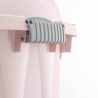 Keeeper Kamil Pure úložný box s kolieskami a vekom, 58 x 37 x 40 cm, Nordic Pink 5