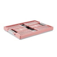 Keeeper Lea sklopiva kutija za pohranu, 32 L, 48,5 x 35 x 23,5 cm, nordijski crvena, meke ručke, nosivost 30 kg, sigurna za hranu, štedi prostor 5