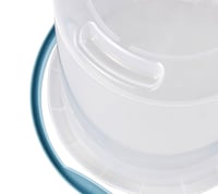 keeeper Mika 5x Kanta s integriranom mjernom skalom i ergonomskom ručkom, 10 l, prirodno prozirna 5