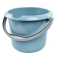 keeeper Mika Nordic Blue kanta s ugrađenom mjernom skalom i ergonomskom ručkom, 5 L, set od 5 komada 2