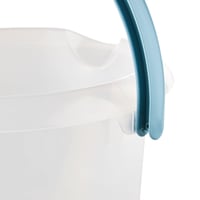 Vedro keeeper Mika so zabudovanou odmerkou a ergonomickou rukoväťou, 5 litrov, 5 ks, prírodná priehľadná 3