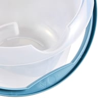 Vedro keeeper Mika so zabudovanou odmerkou a ergonomickou rukoväťou, 5 litrov, 5 ks, prírodná priehľadná 7