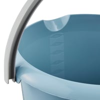 Vedro keeeper Mika s odmernou stupnicou a ergonomickou rukoväťou, 10 l, 5 ks, Nordic Blue 6