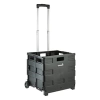 keeeper Olli sklopiva kolica za kupovinu, 65 l, nosivost 35 kg, lagani kotači, crna 1