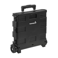 keeeper Olli sklopiva kolica za kupovinu, 65 l, nosivost 35 kg, lagani kotači, crna 4