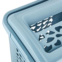 Kôš na bielizeň keeeper Per Nordic Blue s otvorom na vhadzovanie a odklápacím vekom, priedušný, 60 l 6