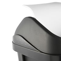 Keeeper Swantje Odpadkový kôš s výklopným vekom 25 litrov grafitovo sivý kôš na odpad s vekom do domácnosti 3