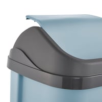 Odpadkový kôš s výklopným vekom keeeper Swantje, 50 l, Nordic Blue, 38,5 x 29 x 66 cm 5