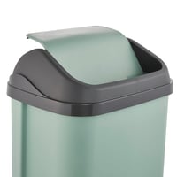 Coș de gunoi cu capac basculant keeeper Swantje, 50 L, Nordic Green, 38,5 x 29 x 66 cm 4
