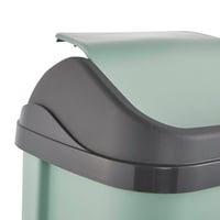 Coș de gunoi cu capac basculant keeeper Swantje, 50 L, Nordic Green, 38,5 x 29 x 66 cm 5