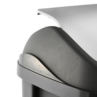 Coș de gunoi keeeper Swantje cu capac basculant, 50 l, gri grafit 6