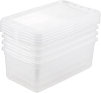 keeeper Tároló Doboz Szellőzőrendszerrel 4 db 5,6 L Átlátszó Bea - Set: 4x 5,6 L, Transparent 4