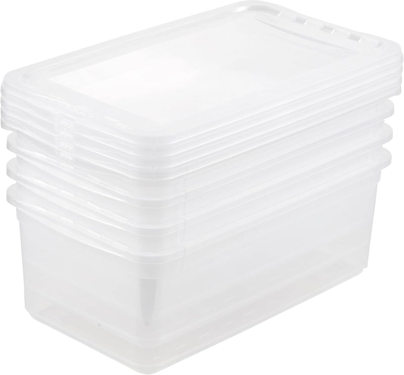 keeeper Tároló Doboz Szellőzőrendszerrel 4 db 5,6 L Átlátszó Bea - Set: 4x 5,6 L, Transparent