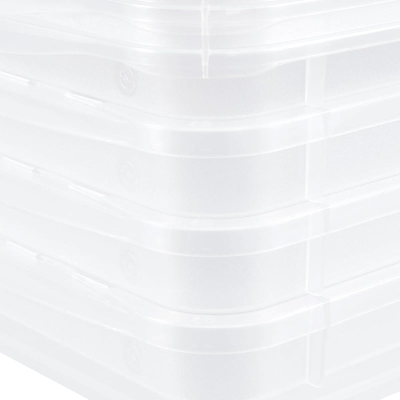 keeeper Tároló Doboz Szellőzőrendszerrel 4 db 5,6 L Átlátszó Bea - Set: 4x 5,6 L, Transparent