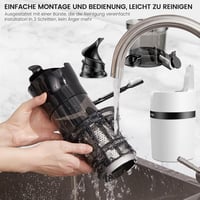 Keenray Lassú Gyümölcsfacsaró Hidegpréses Centrifuga 80mm Széles Szájjal, Csendes Motor, Fehér Színű Juice Extractor 5