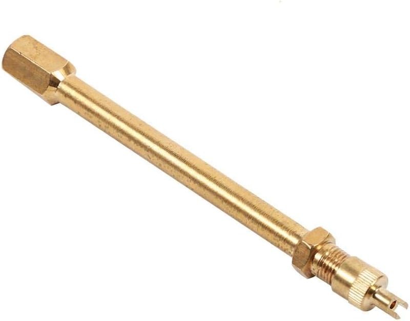 Keenso 100mm Sárgaréz Gumiabroncs Szelep Hosszabbító Adapter Motorkerékpárhoz Biciklhez