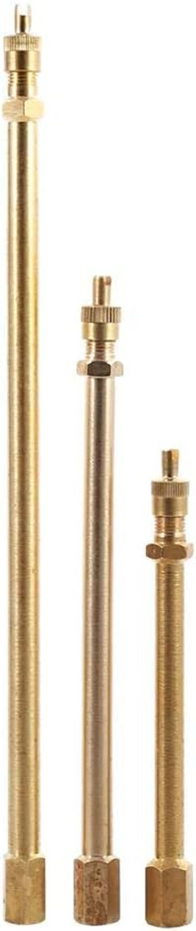 Keenso 100mm Sárgaréz Gumiabroncs Szelep Hosszabbító Adapter Motorkerékpárhoz Biciklhez