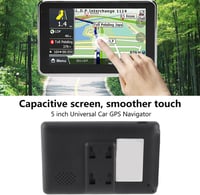 Keenso 5" GPS Navigáció Autóhoz Európa Térképpel, Élő Forgalom és Parkolás Figyelmeztető 3