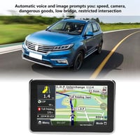 Keenso 5" GPS Navigáció Autóhoz Európa Térképpel, Élő Forgalom és Parkolás Figyelmeztető 4