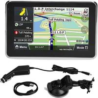 Keenso 5" GPS Navigáció Autóhoz Európa Térképpel, Élő Forgalom és Parkolás Figyelmeztető 1