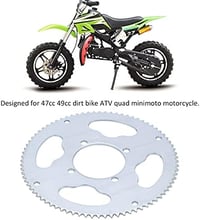 Keenso 54mm 80 fogas acél láncszemű quad ATV dirt bike robogó alkatrész 2