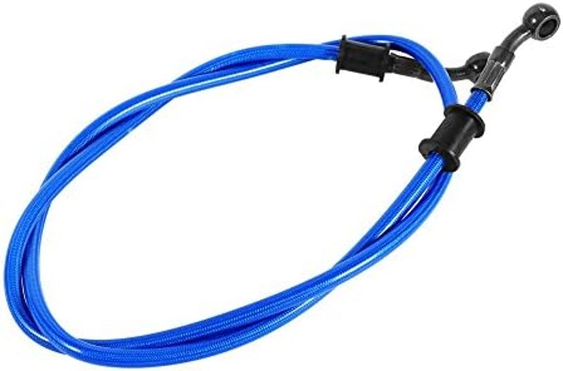 Keenso Motorkerékpár Fékcsatorna Acél Flex 500mm Kék Kuplung Olajvezeték
