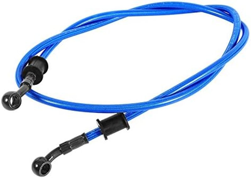 Keenso Motorkerékpár Fékcsatorna Acél Flex 500mm Kék Kuplung Olajvezeték