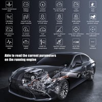 Keenso ODB2 Diagnosztikai Szkenner Bluetooth ECU Kódolás Autódiagnosztika 5