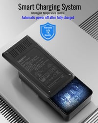 Univerzálna inteligentná nabíjačka batérií Keenstone pre 18650, AA, AAA s LCD displejom, pre Ni-MH, Ni-CD, Li-Ion, LiFePO4, IMR, 10440, 14500, 16340, 26650 6