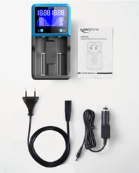 Univerzálna inteligentná nabíjačka batérií Keenstone pre 18650, AA, AAA s LCD displejom, pre Ni-MH, Ni-CD, Li-Ion, LiFePO4, IMR, 10440, 14500, 16340, 26650 7