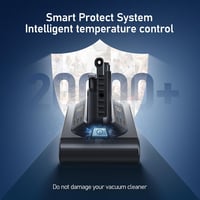 Keenstone Dyson V10 SV12 csere akkumulátor - 8000 mAh 5