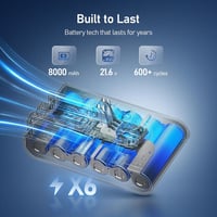 Keenstone V8 8000mAh akkumulátor Dyson SV10 porszívóhoz 3 szűrővel - V8 8.0Ah + Filter 3