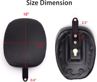 KEEPDSGN Motorkerékpár Hátsó Üléspad Sportster 48 XL1200X XL883 2010-2015 2