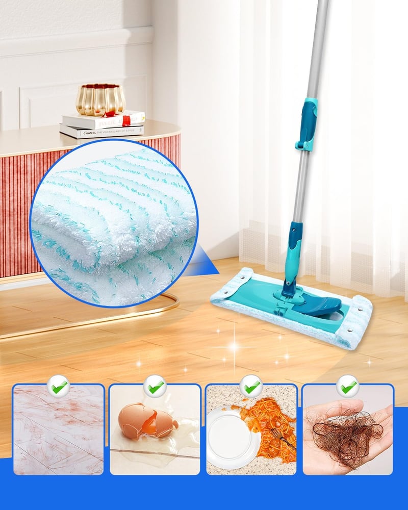 KEEPOW 2db Leifheit Clean Twist XL/Combi XL Micro Duo Mopfej Csere Takarók