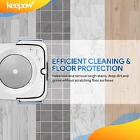 KEEPOW 4 db Mosható Mop Pad iRobot Braava Jet M6134 Robotporszívóhoz 5