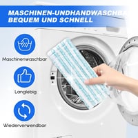 KEEPOW 6db Mikroszálas Felmosófej Leifheit Clean Twist M Ergo Micro Duo Felmosóhoz - Csempére, Parkettára, Laminált Padlóra 4
