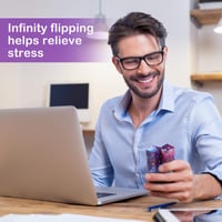 KEEYMENT Infinity Cube Fidget hračka, galaktická antistresová kocka pre dospelých a deti, hlavolam na odbúranie úzkosti a krátenie času 3
