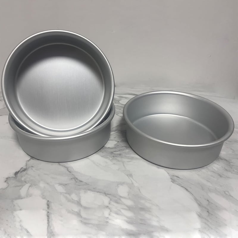 Kefyixc Kerek Alumínium Tortaforma 15cm 3 Darabos Szett Születésnapi Torta Sütéshez
