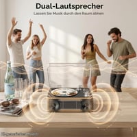 Prenosné Bluetooth CD rádio Kegaudio v retro dizajne, dubové prevedenie 7