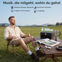 Prenosné CD rádio Kegaudio s funkciou Bluetooth, retro dizajn, čierne 4